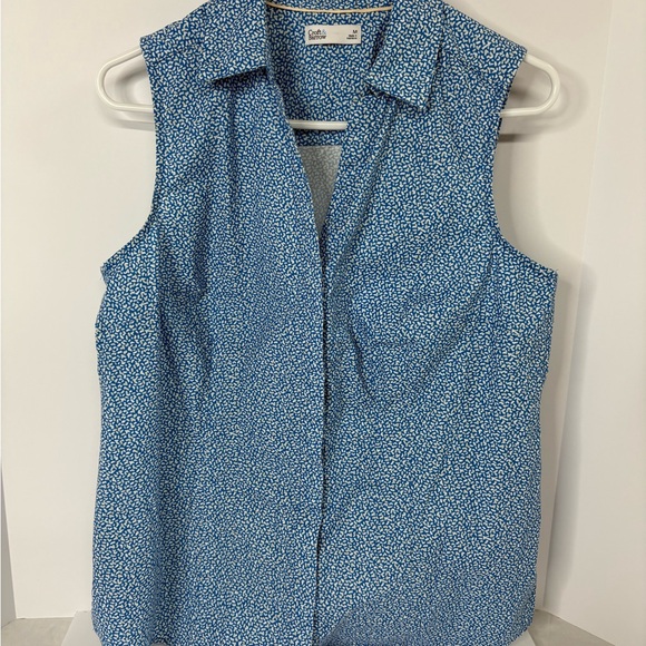 croft & barrow Tops - Croft & Barrow Blue Patterned Blouse
